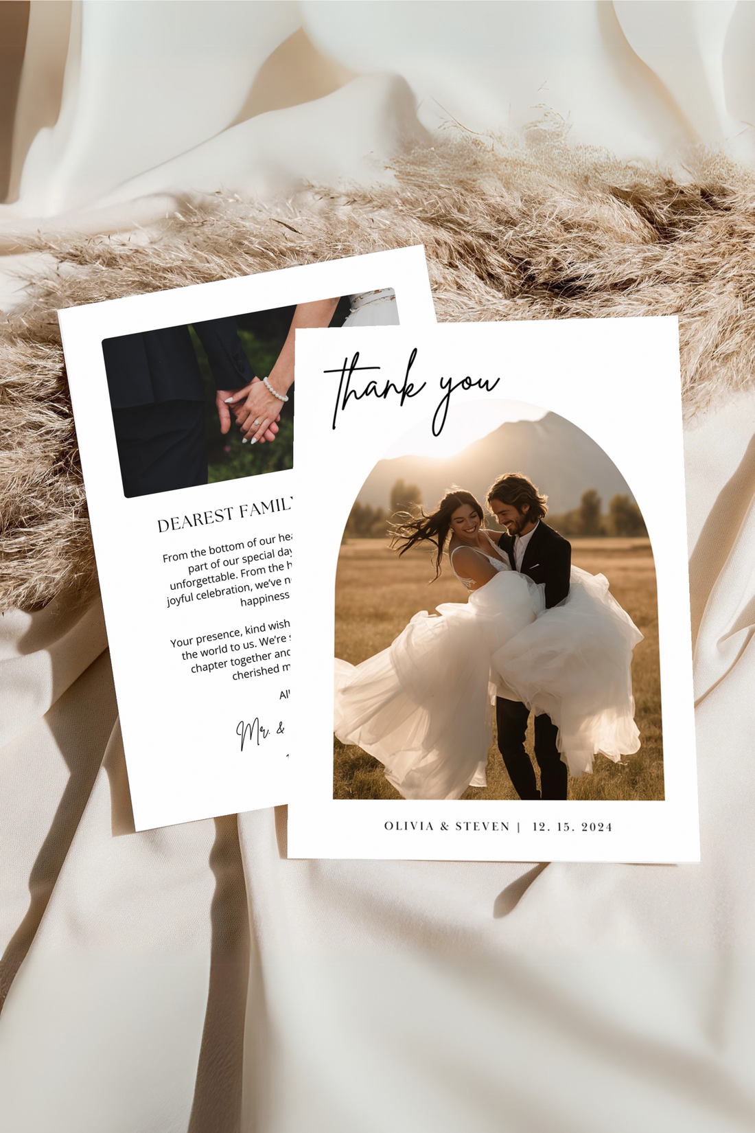 Wedding Thank You Photo Card Bundle