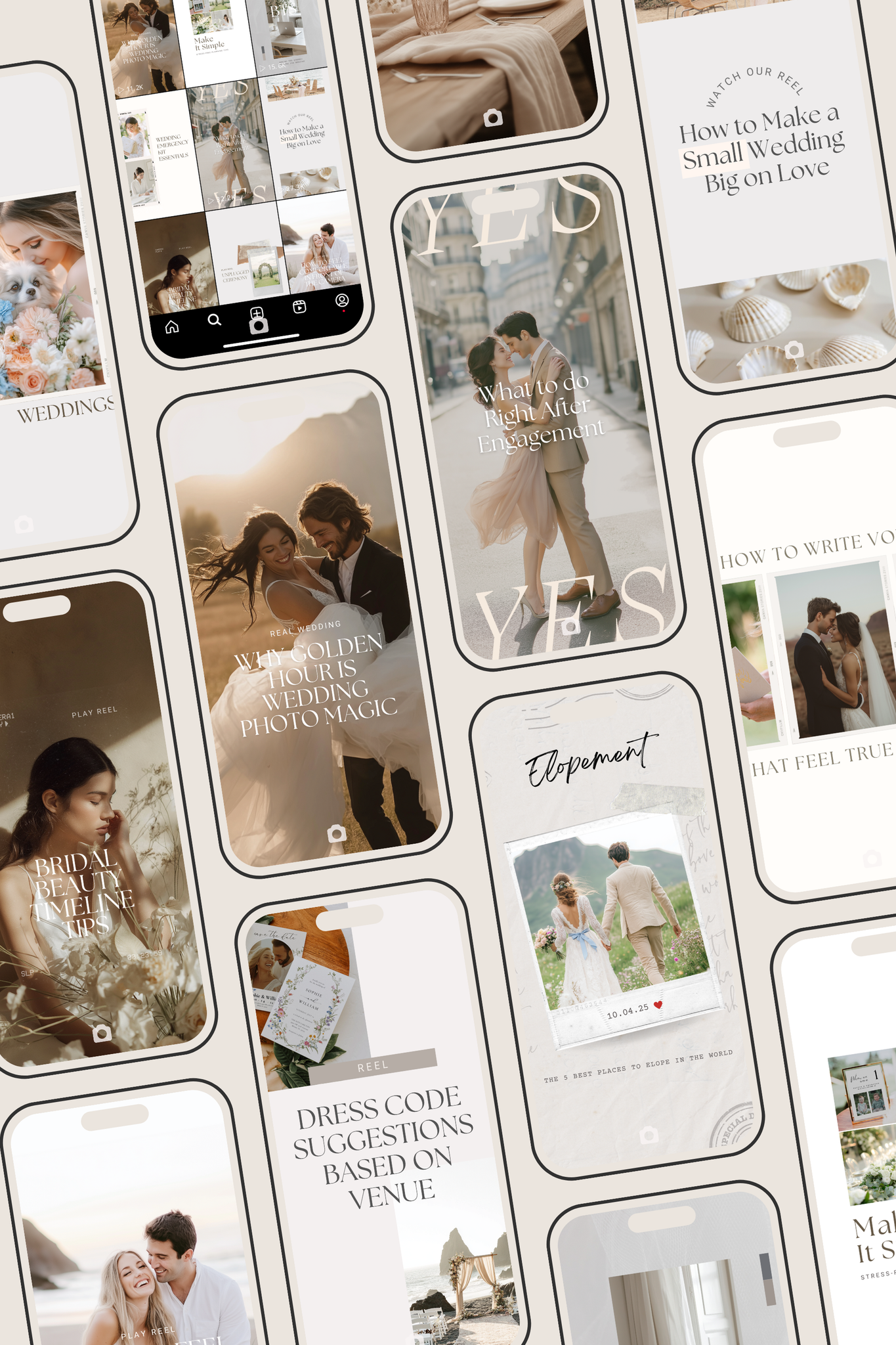 Timeless Instagram Reel Cover Templates