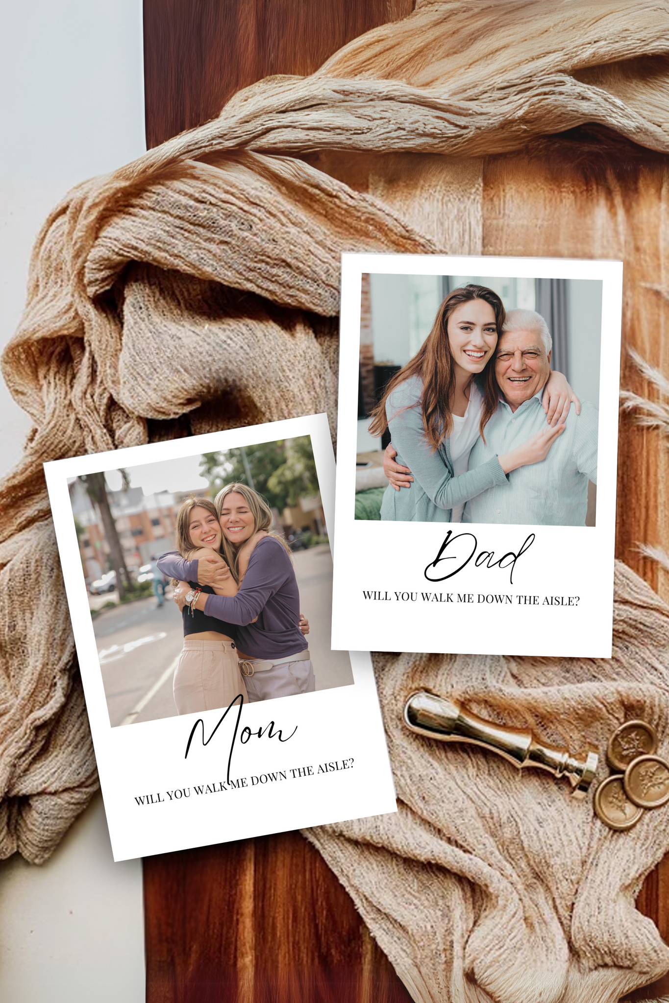 Will You Walk Me Down the Aisle Card Bundle