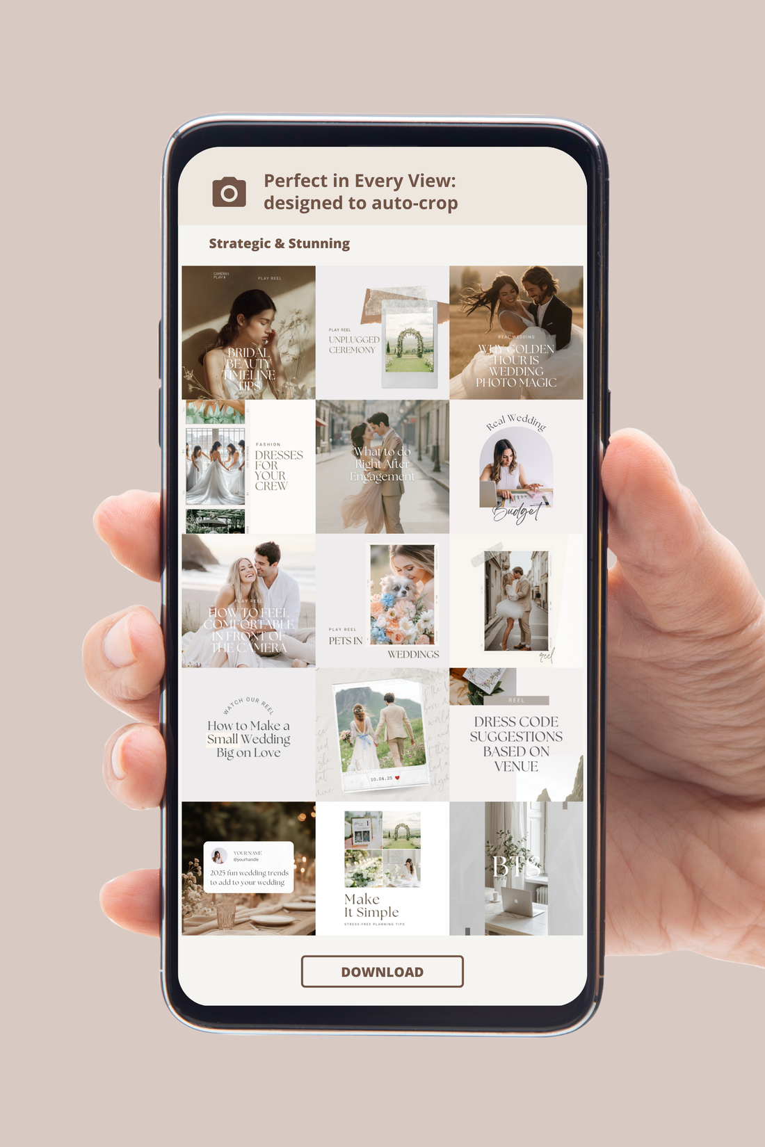 Timeless Instagram Reel Cover Templates