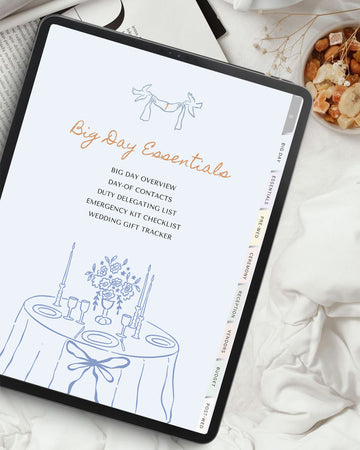 Digital Wedding Planner for GoodNotes, Notability & Tablets