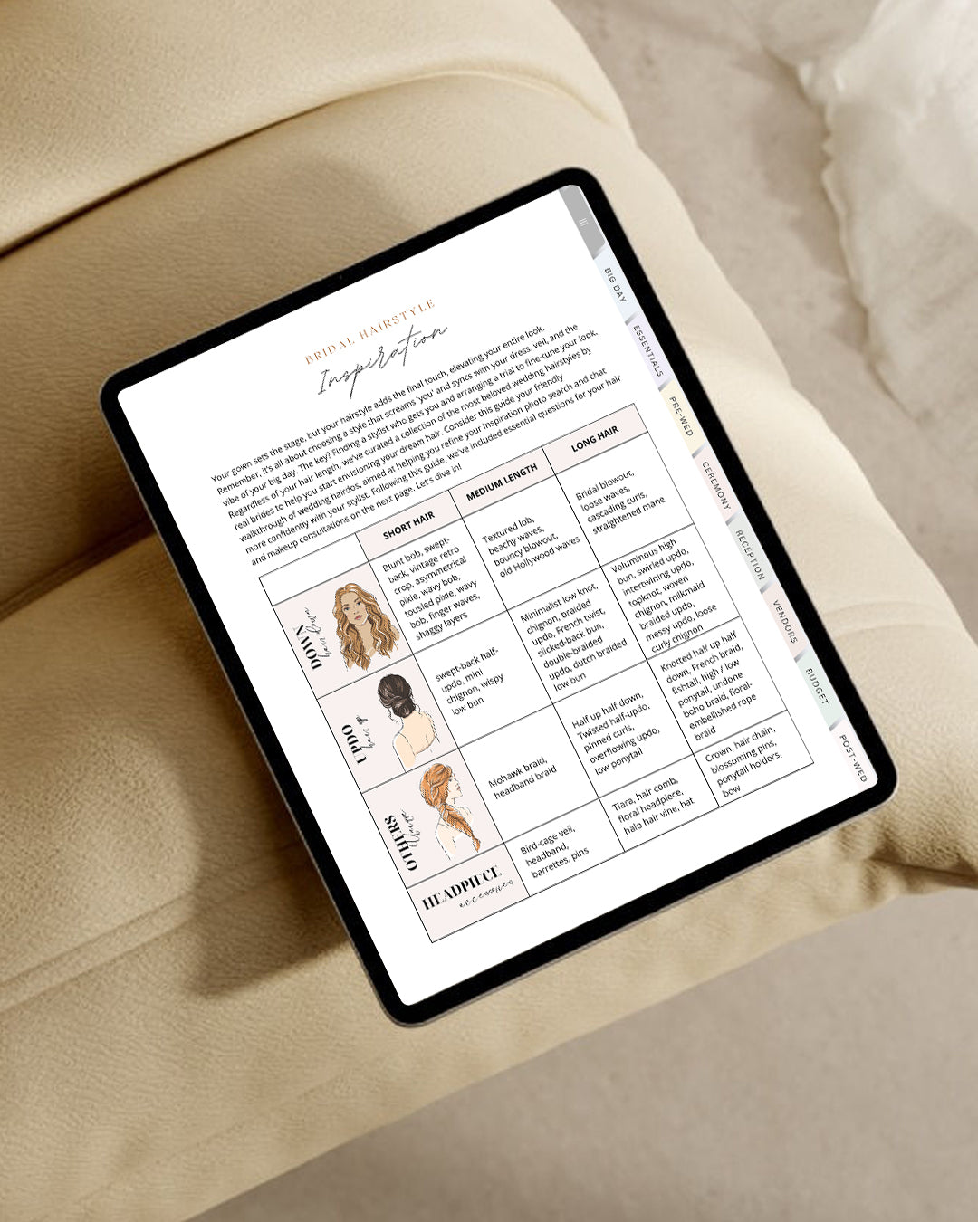 Digital Wedding Planner for iPad, GoodNotes, Notability & Tablets